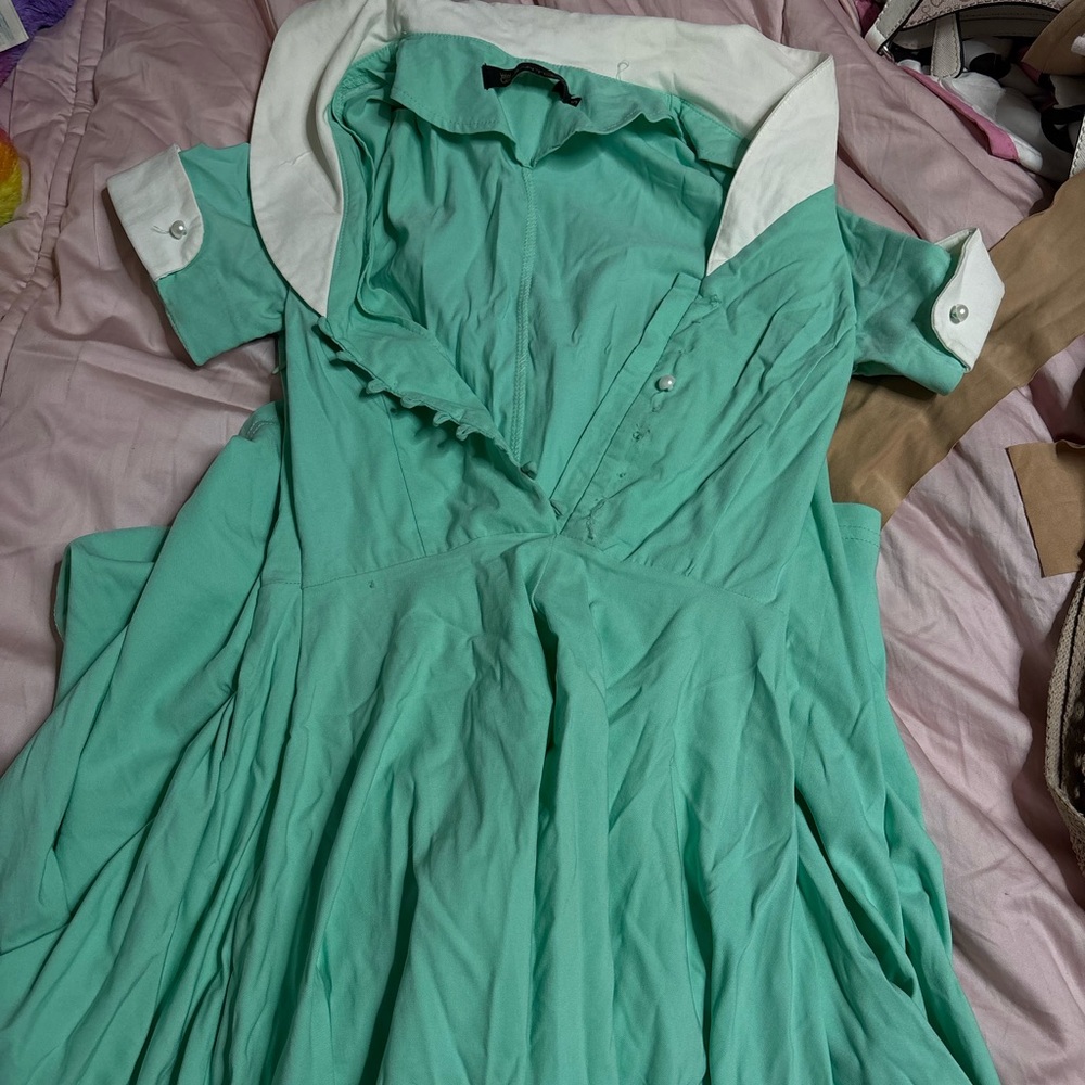 Elegant Mint Green Dress
